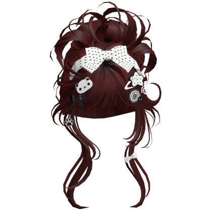 Igari Mori Kei Shoujo Bun (Dark Red) Roblox item