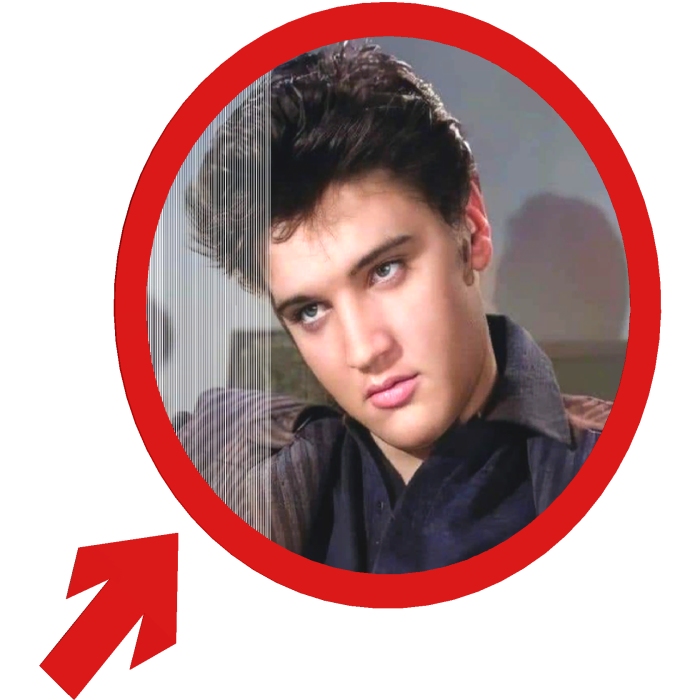 (Animated) Evil Presley Pointing Arrow Meme