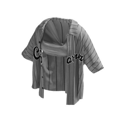 BaseBall Team Button up W/ Top (White) thumbnail