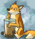 The fox who drinks boba