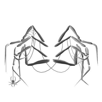White Spider Creepy Halloween Legs