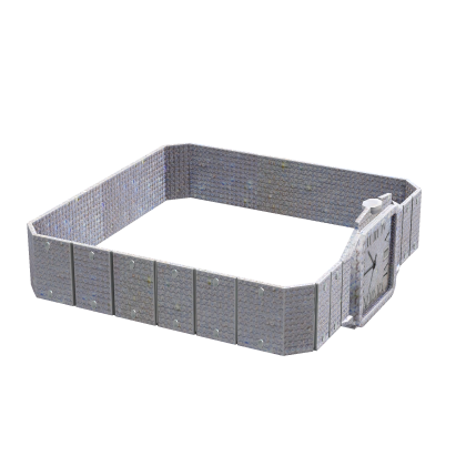 [1.0] Iced Out Cartier Watch