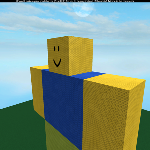 Destroy the Giant Noob!!! official Roblox game thumbnail