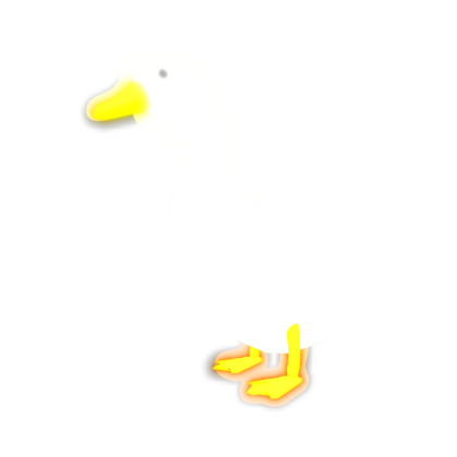[GLOWS INGAME] 💡Emissive Goose💡 Roblox item