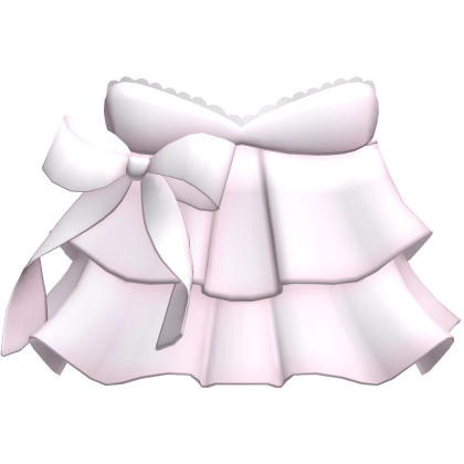 ♡ Baby Pink Flowy Dress With Bow thumbnail