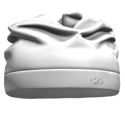 White Alo Skull Y2K Hat