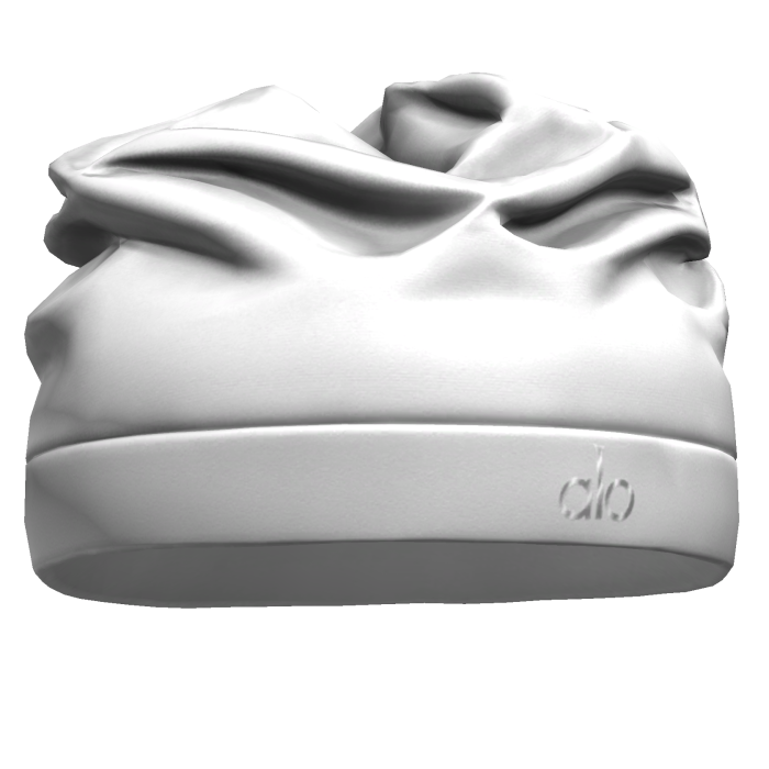 White Alo Skull Y2K Hat