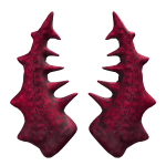 Rose Spiked Horns