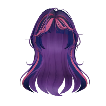 Twilight Galaxy Wispy Bangs Hair Roblox decal