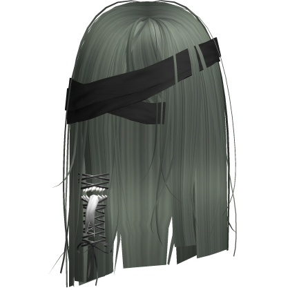 Creepy Zombie Green Short Monster Hair Bandages Roblox item