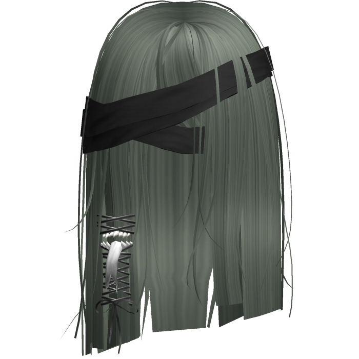 Creepy Zombie Green Short Monster Hair Bandages