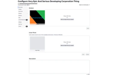 Very Epic And Serious Developing Corporation Thing Roblox group icon