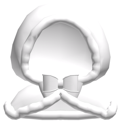 Christmas | cozy white winter hood