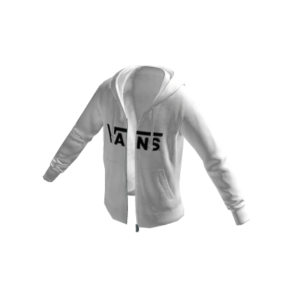 White Vans Classic Full Zip Hoodie Roblox Item Rolimon s