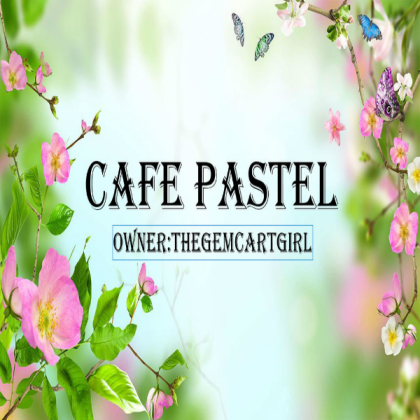 PASTEL CAFE new sign Roblox decal