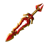 Ethereal Red & Golden Sword