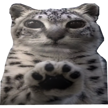 Meimei snow leopard shoulder pal