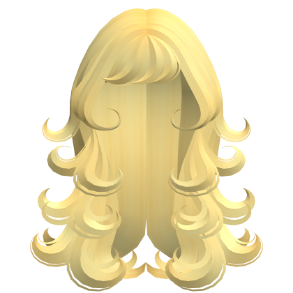 long layered mini swirls in light yellow Roblox item