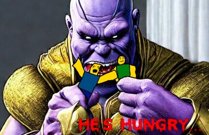 THANOS IS EATING EVERYTHING!!