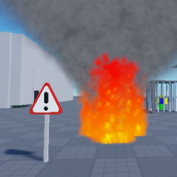 Walk in a fire sim