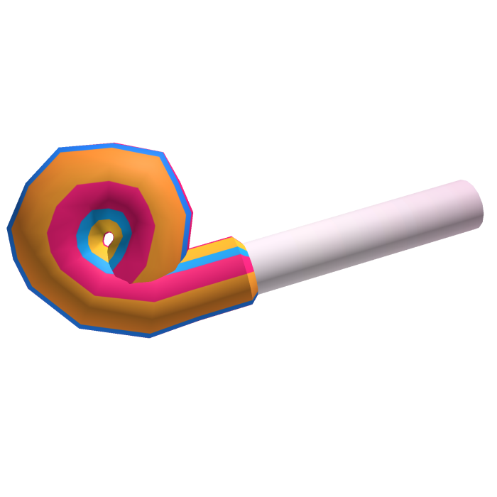 Multicolor Party Horn