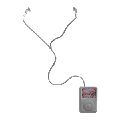 Earbuds with iPod Roblox item