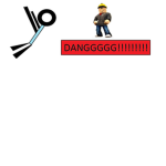stick man dive with builderman
