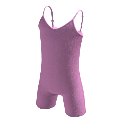 DRESSGO Pink Basic Romper Bodysuit thumbnail