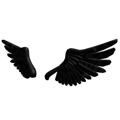 Black Sparkling Angel Wings | Addon thumbnail