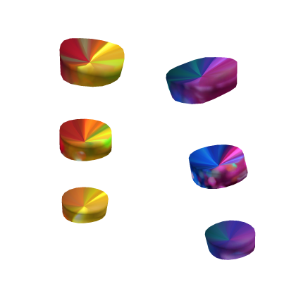 Rainbow Crystal Leg Bands