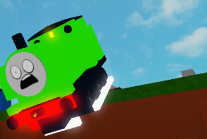 DRIVE THOMAS AND FRIENDS OFF A CLIF 