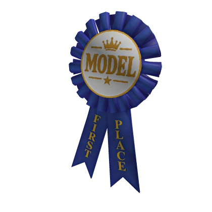 1st place model ribbon Roblox item