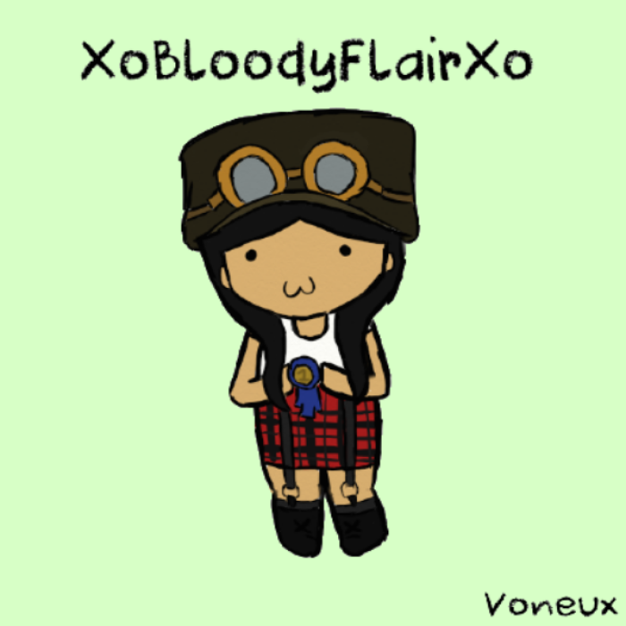 XoBloodyFlairXo's Chibi Roblox decal
