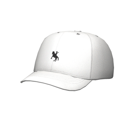 White Vintage Polo Y2K Cap