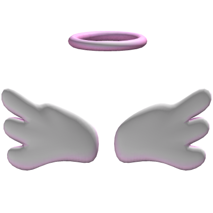Pink Angel Wings + Halo Combo