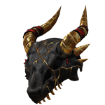 Royal Golden Dreadwyrm Helm