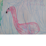 Preppy flamingo fan club!