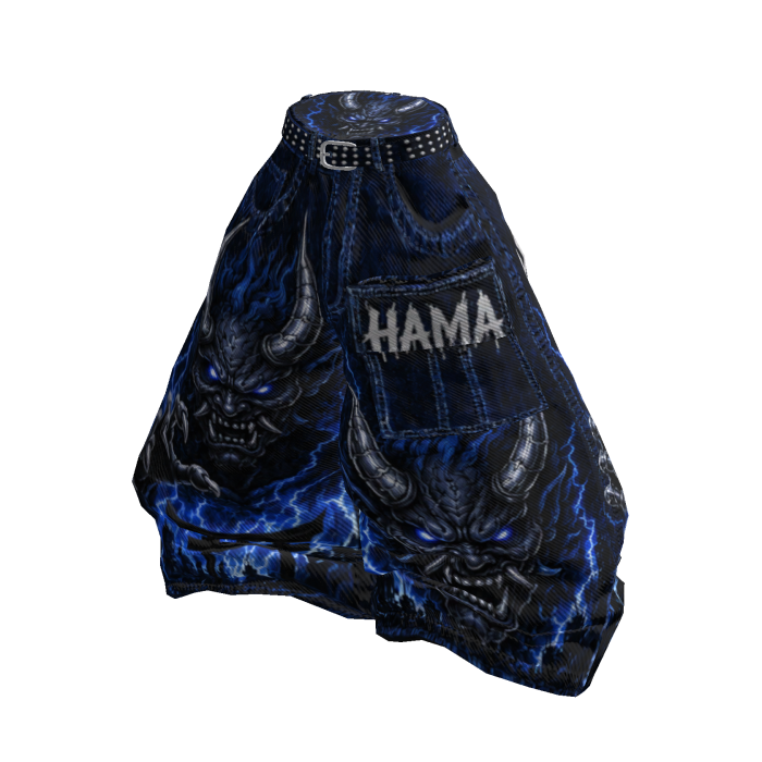 PANTS BLUE BAGGY