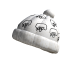 White Cozy Builder_Boy Designer Beanie