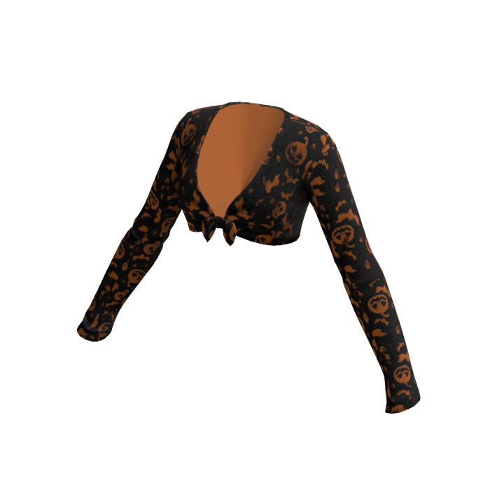 Halloween Tied Croptop