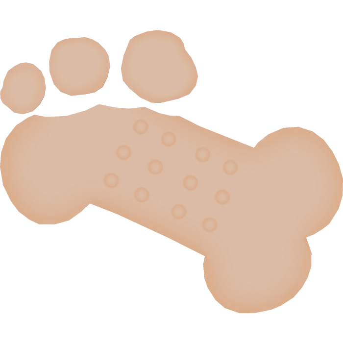 cutesy adorable dog puppy bone soft cookie