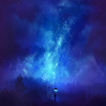 319929-Night-Sky-Stars-Scenery-Anime-4K Roblox decal