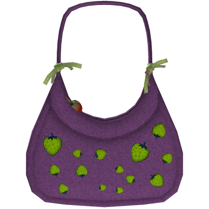 Light Denim Strawberry Purse