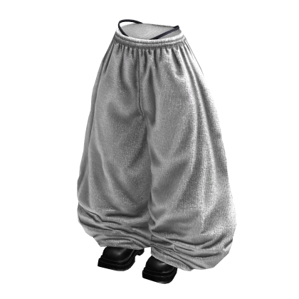 Fade Balloon Sweatpants (White Blue Grey)
