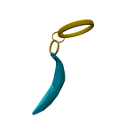 Diamond Banana Keychain