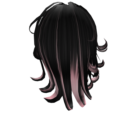 Gyaru Bouncy Layered Curls Black&Pink