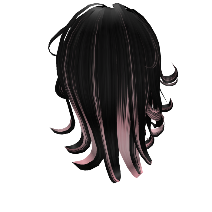 Gyaru Bouncy Layered Curls Black&Pink