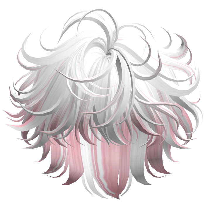 Wispy Spikey Boy Swirls White&Pink
