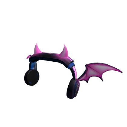 Neon Devil Headphone Roblox item