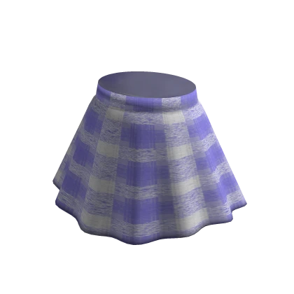 Purple plaid skirt 2018 top